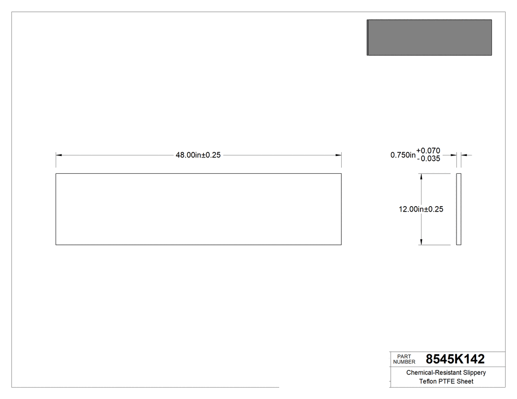 Technical drawing - 8545K142